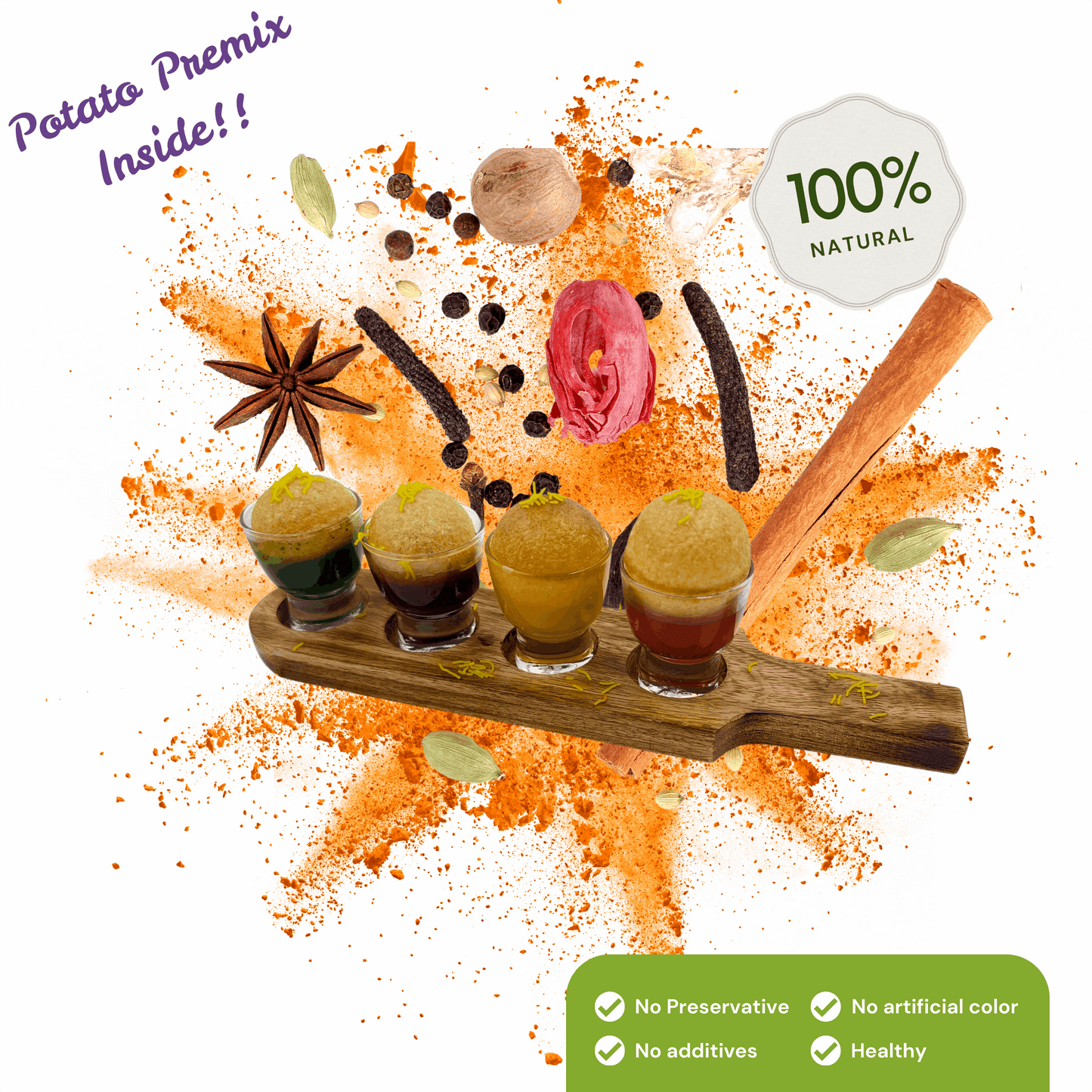 5 Flavoured Pani Puri