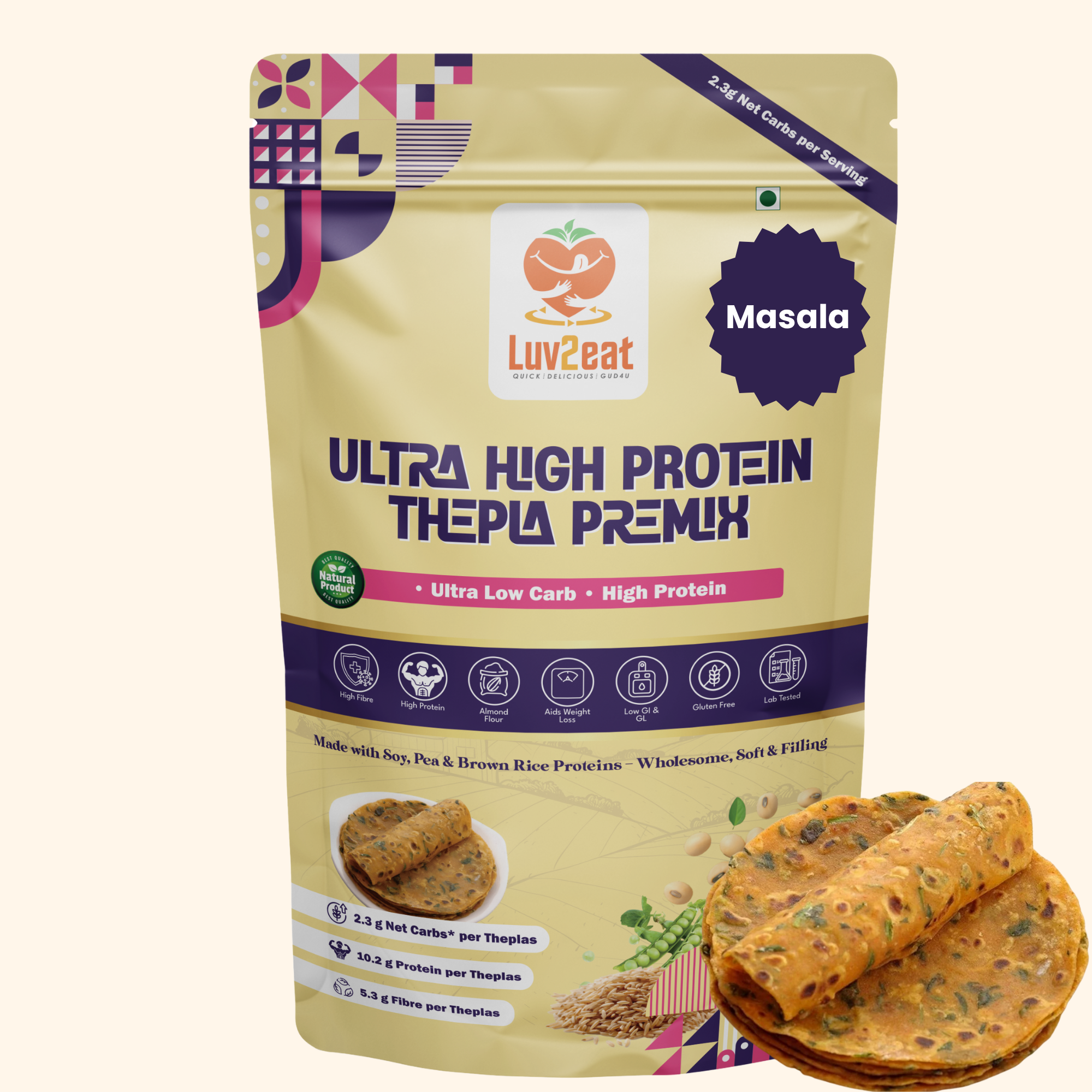 High Protein Thepla