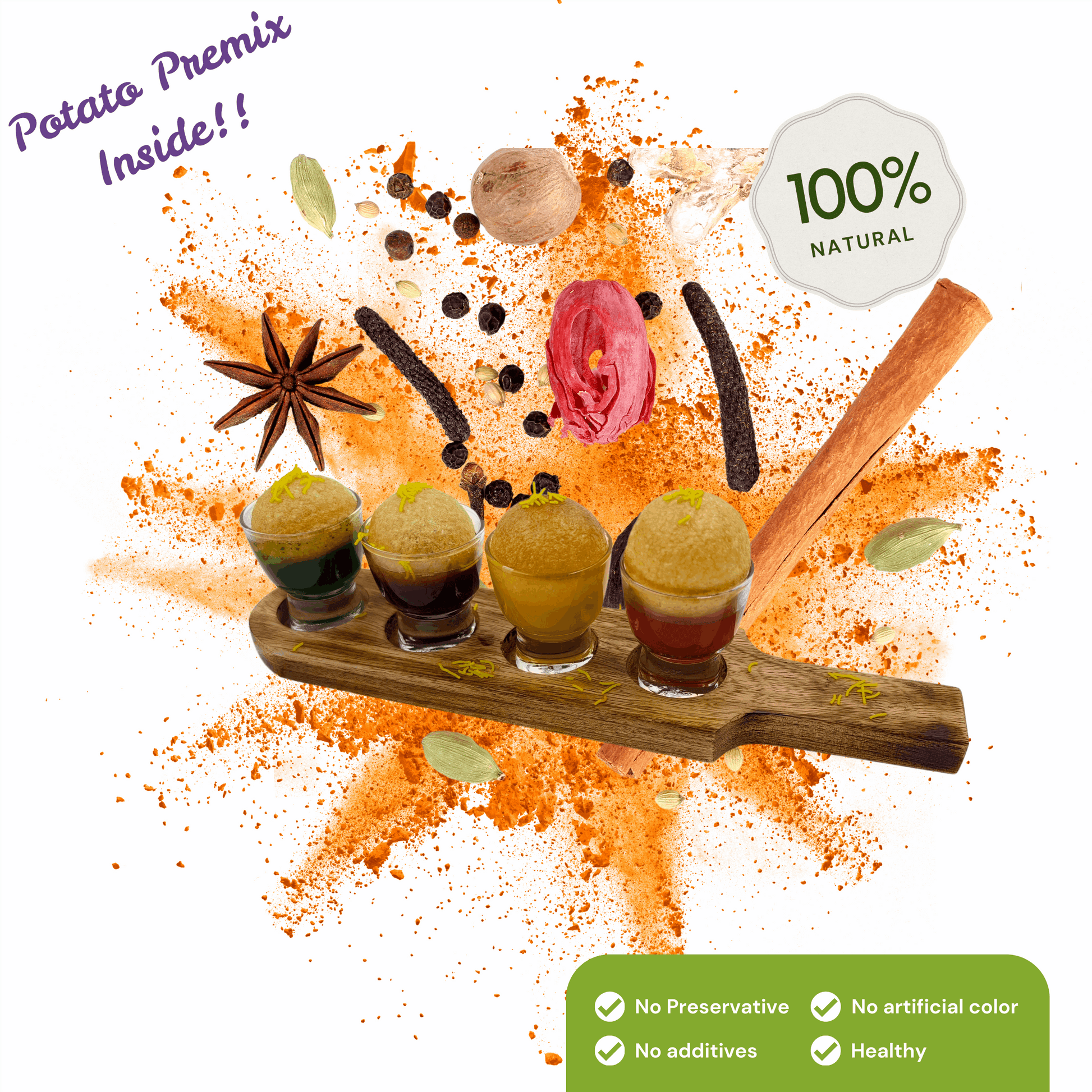 5 Flavoured Pani Puri