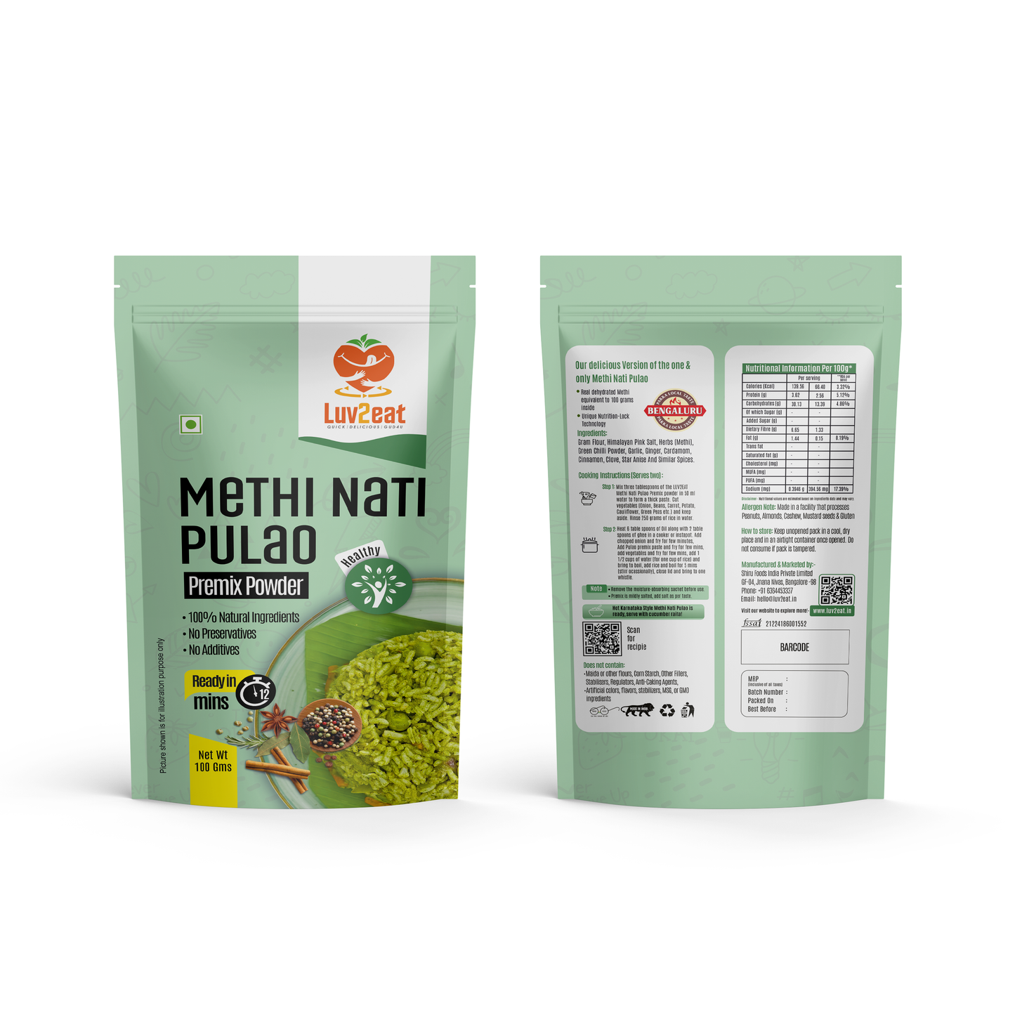 Methi Nati Pulao Premix