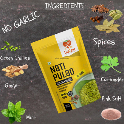 Nati Pulao Premix | No-Garlic