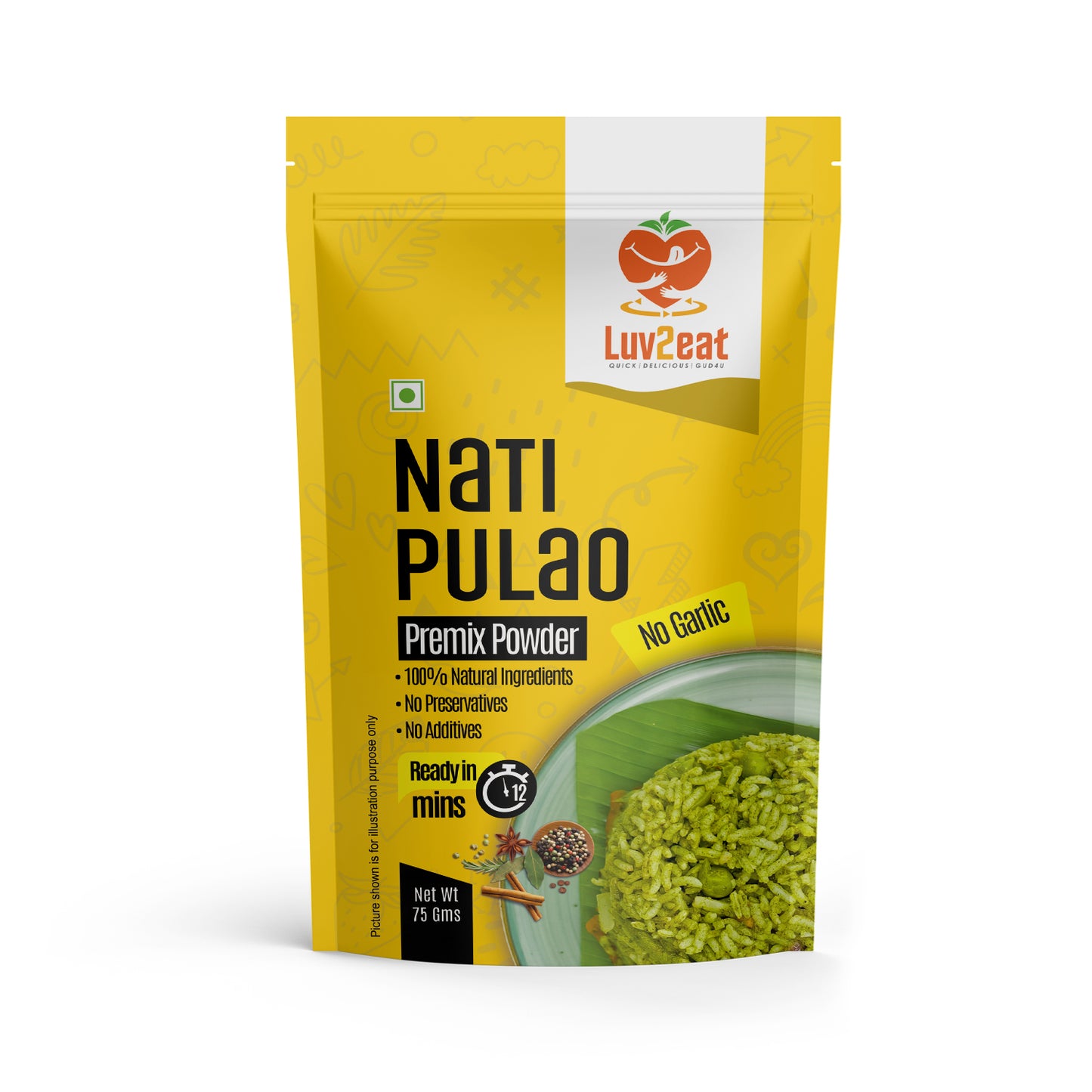 Nati Pulao Premix | No-Garlic