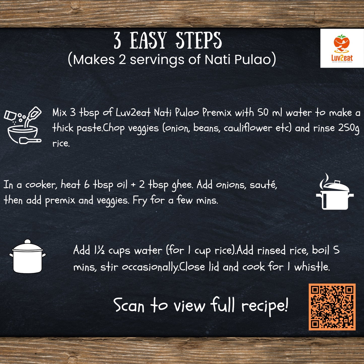 Nati Pulao Premix | No-Garlic