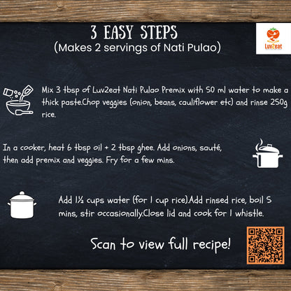 Nati Pulao Premix | No-Garlic