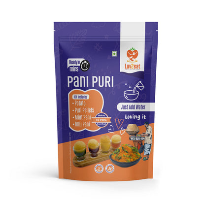 Pani Puri Kit – With Potato Premix | Makes 16 Pieces