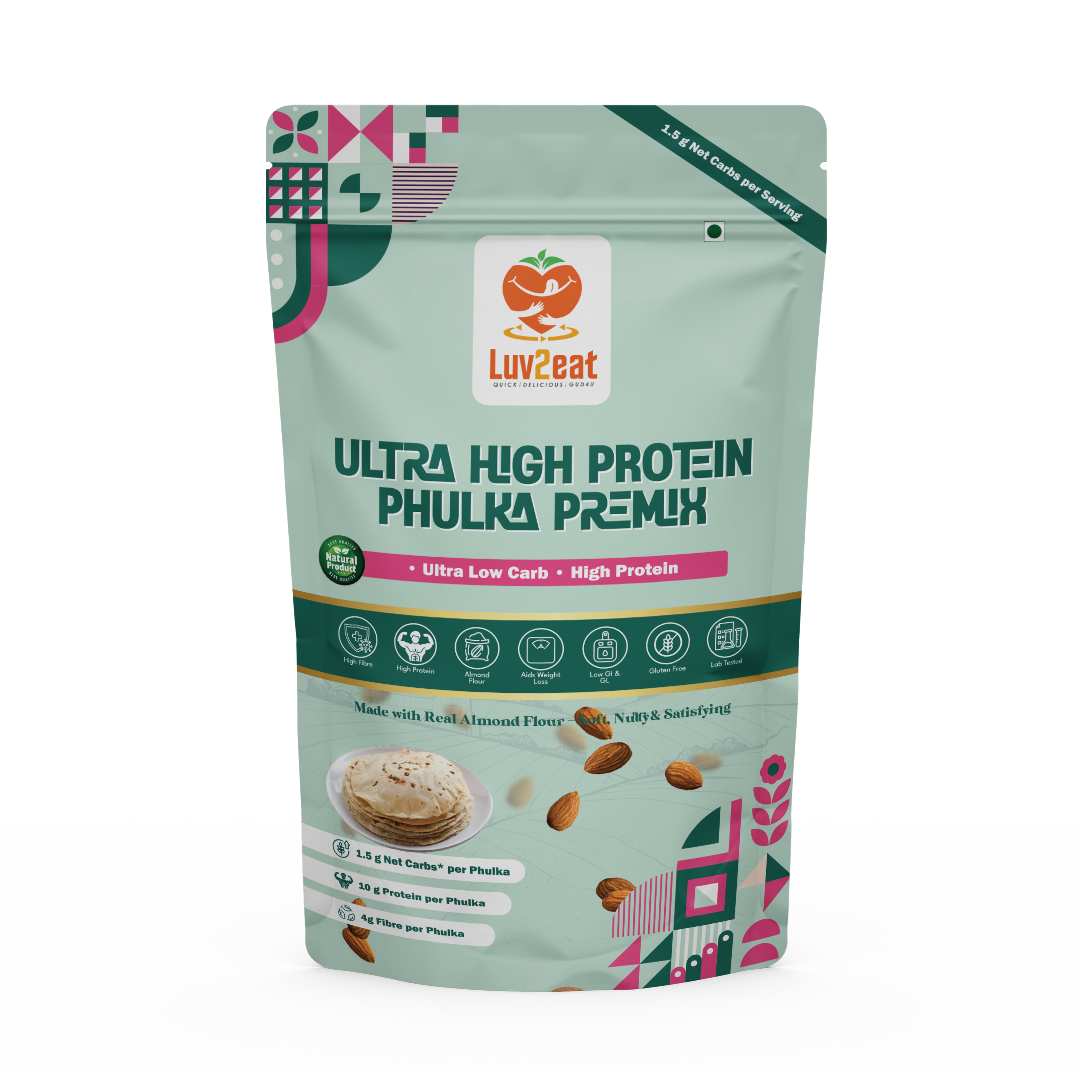 Almond Flour Phulka