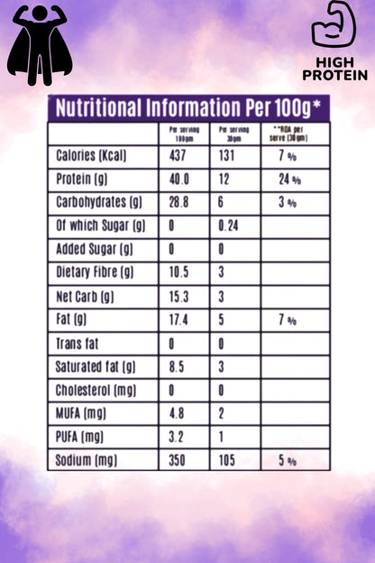 Protein Mixture-Roasted, High-Protein, Low-Carb Snack | 100g