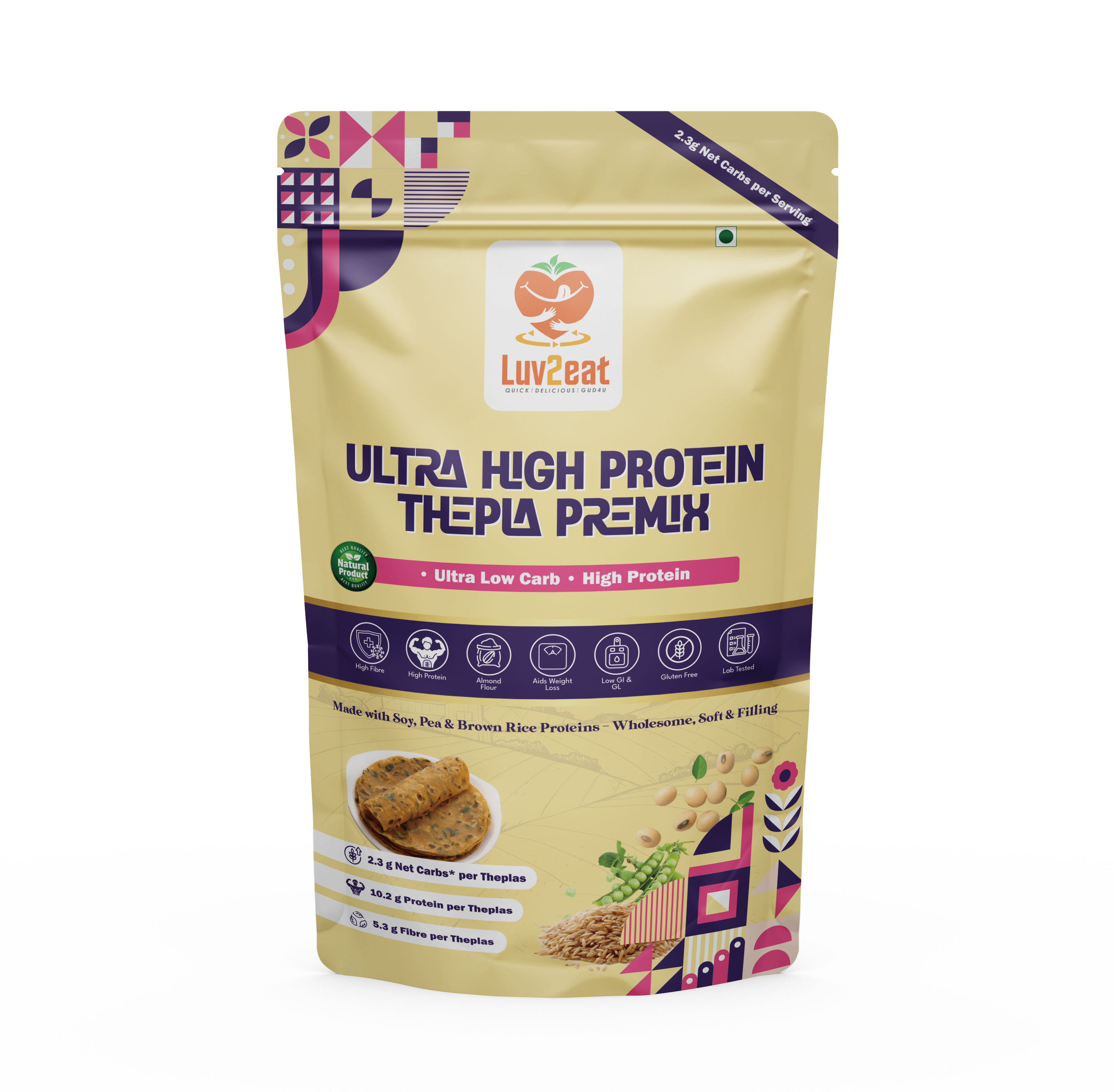High Protein Thepla